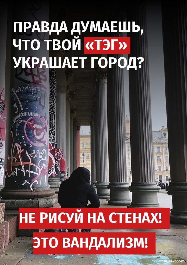 Правда думаешь, что твой «тэг» украшает город?